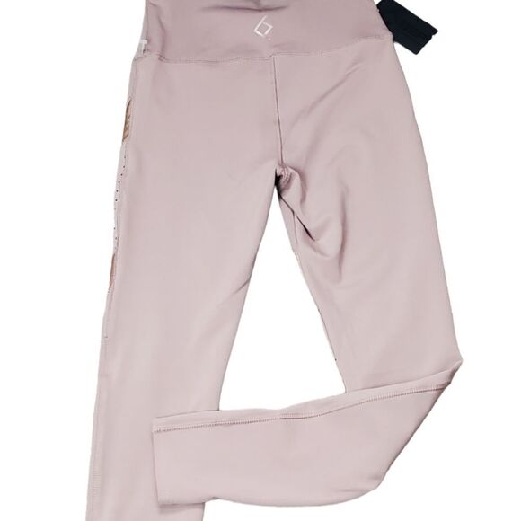 NWT BSP Gold & Blush Leggings - Picture 4 of 6